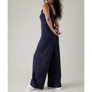 Athleta Passenger Jumpsuit Navy Blue Sz S Tall NWT